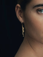 Temple Of The Sun - Bask Earrings Gold