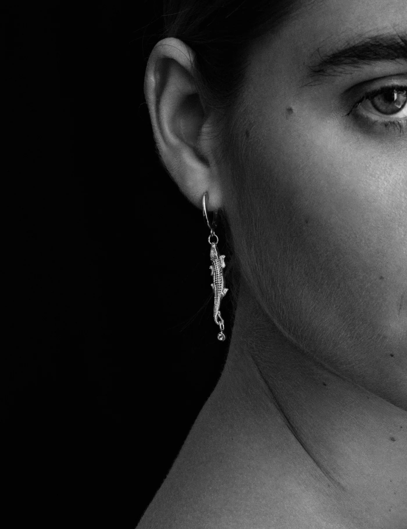 Temple Of The Sun - Bask Earrings Silver