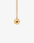 Temple Of The Sun - Blaze Coin Necklace - Gold