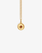 Temple Of The Sun - Blaze Coin Necklace - Gold
