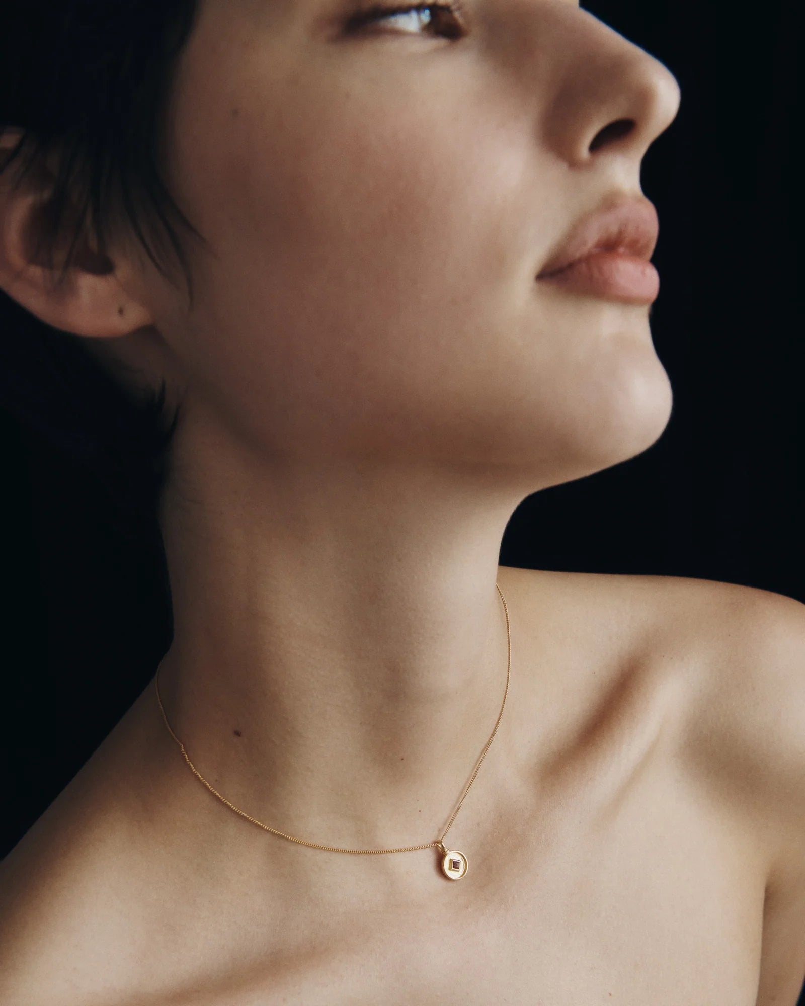 Temple Of The Sun - Blaze Coin Necklace - Gold