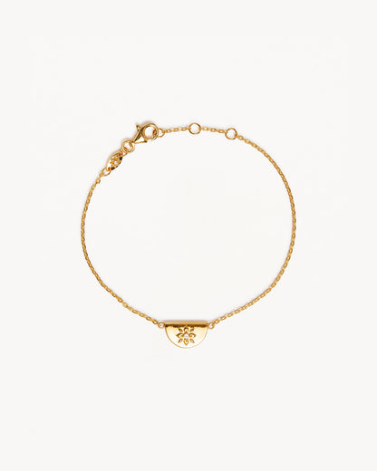 By Charlotte - Lotus Bracelet - Gold