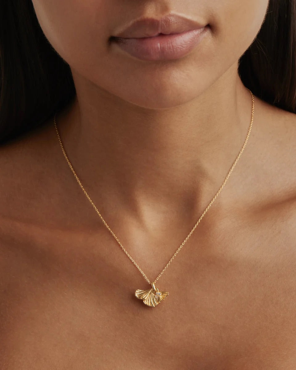 By Charlotte - Ocean Whisper Necklace - Gold