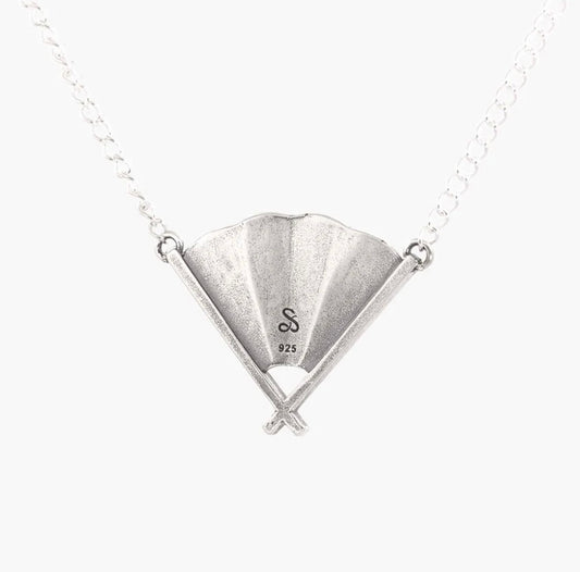 Sue The Boy - Hand Fan Necklace