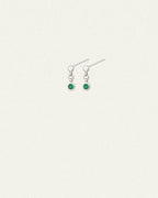 Temple Of The Sun- Ceres Drop Studs - Silver