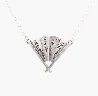 Sue The Boy - Hand Fan Necklace