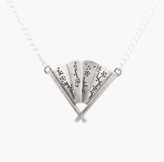 Sue The Boy - Hand Fan Necklace
