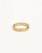 By Charlotte - Connected Hearts Ring - Gold