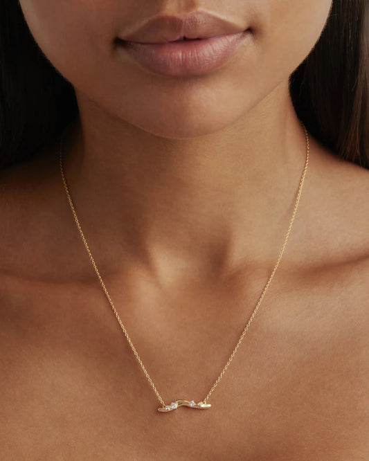 By Charlotte - Chasing Tides Necklace - Gold