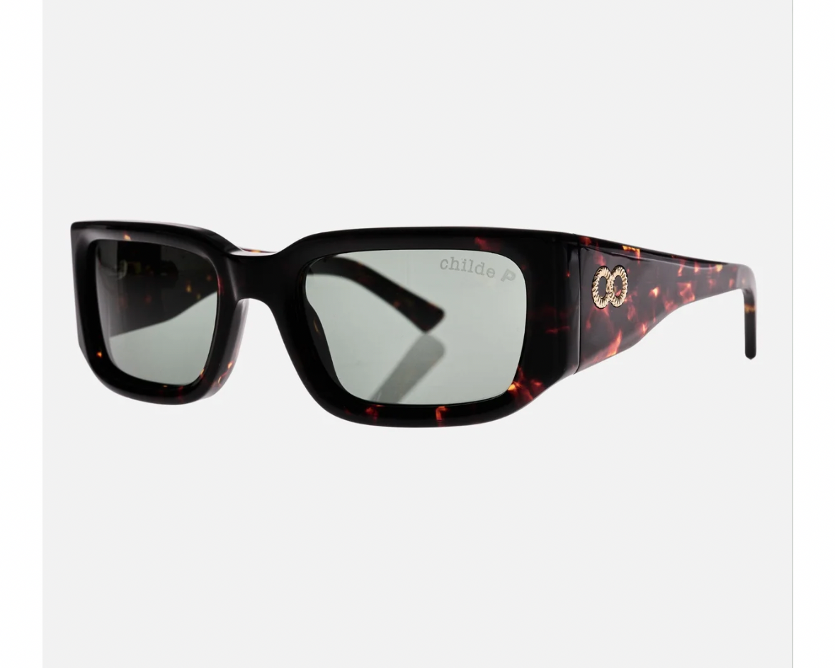 Childe - SoliTV Gloss Havana Tort  / Green Polarised Bio Lens