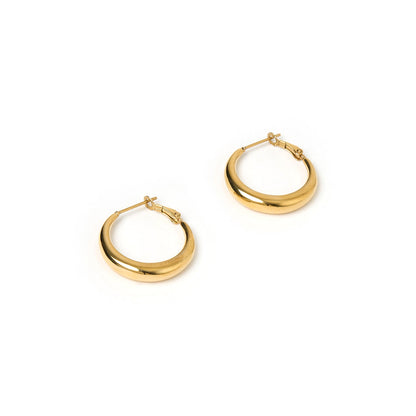 Arms Of Eve - Riley Hoop Earrings Small - Gold