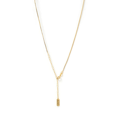 Arms Of Eve - Cornicello Red Charm Necklace - Gold