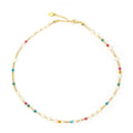 Arms Of Eve - Gemstone and Pearl Necklace