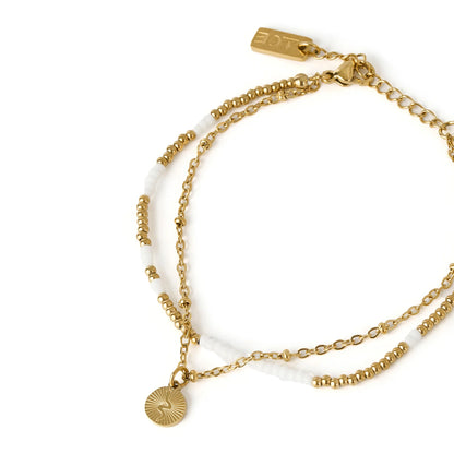 Arms Of Eve - Cobra Gold Bracelet - Vanilla