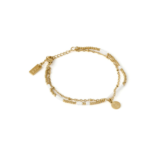 Arms Of Eve - Cobra Gold Bracelet - Vanilla