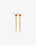 Temple Of The Sun - Cinder Earrings - Gold