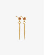 Temple Of The Sun - Cinder Earrings - Gold