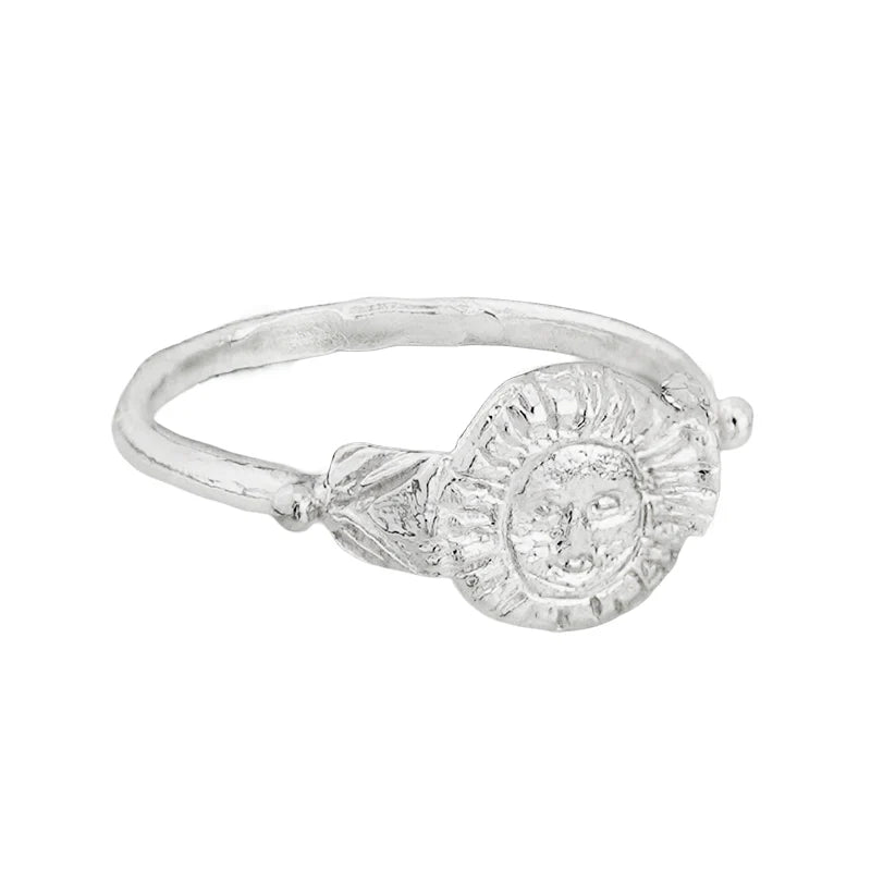 Cleopatra's Bling - Apollo Sun Ring - Silver