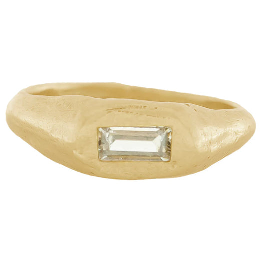 Cleopatra's Bling - Filius Ring with Zircon - Gold