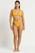 Bond-Eye Swim - Ring Scout Crop - Saffron Recycled