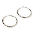 Arms Of Eve - Riley Hoop Earrings Large - Silver