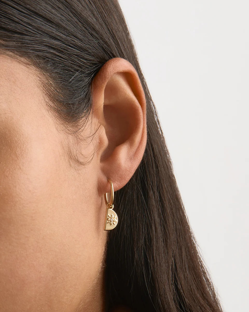 By Charlotte - Lotus Hoops - Gold