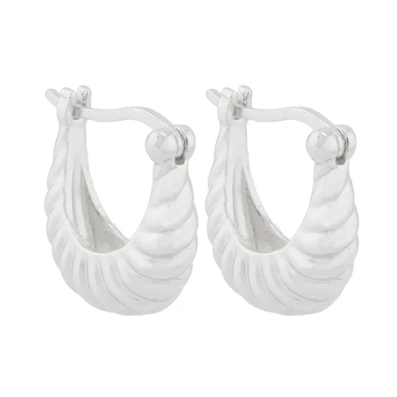 Cleopatra's Bling - Marlborough Hoops - Silver