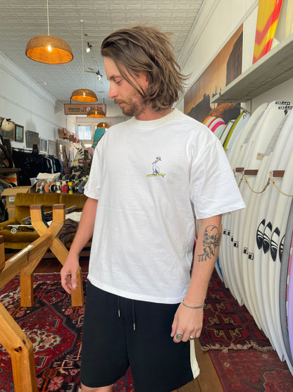 Three Stories - Pelican Heavy Minus Tee - White