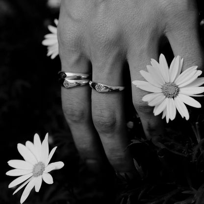 Dead Ivy - Flower Stacker Ring