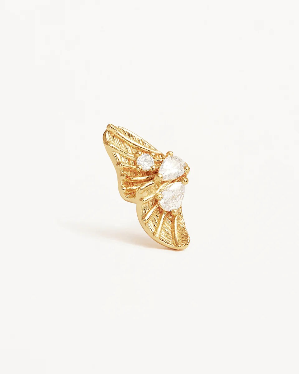 By Charlotte - Ocean Whisper Stud Earrings - Gold