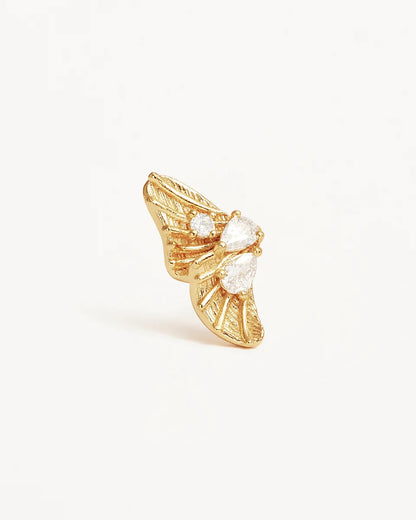 By Charlotte - Ocean Whisper Stud Earrings - Gold