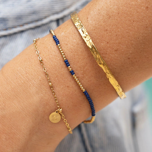 Arms Of Eve - Cobra Gold Bracelet - Midnight