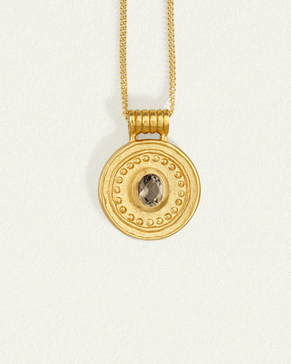Temple Of The Sun - Denari Coin Necklace Gold