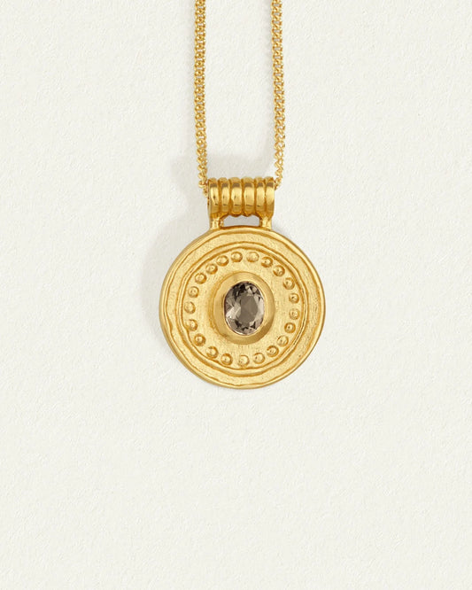 Temple Of The Sun - Denari Coin Necklace Gold