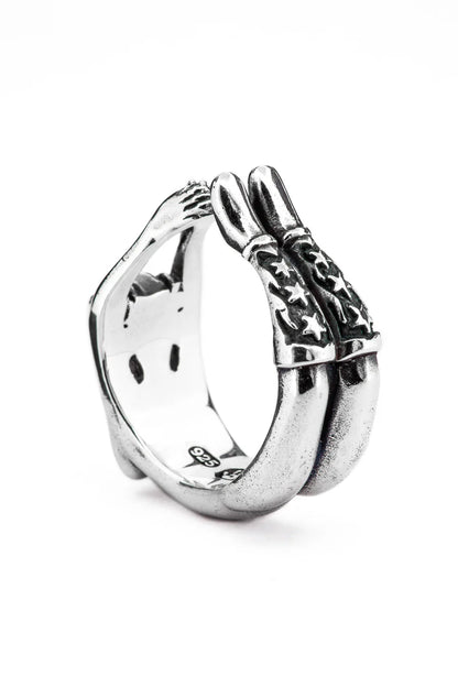 Lox & Chain - Arched Cowgirl Ring