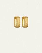 Temple Of The Sun - Alida Square Hoops - Gold
