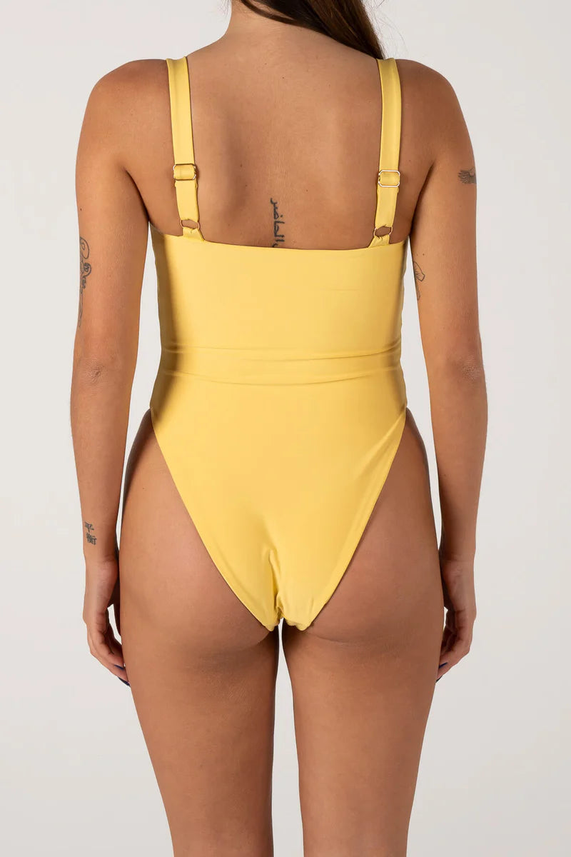 Inner Relm - Sundeck One Piece - Yellow