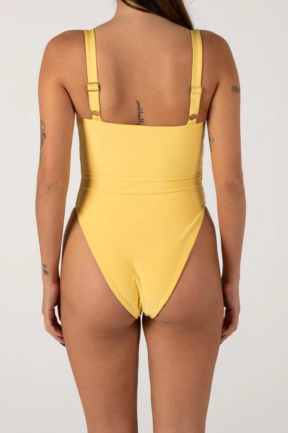 Inner Relm - Sundeck One Piece - Yellow