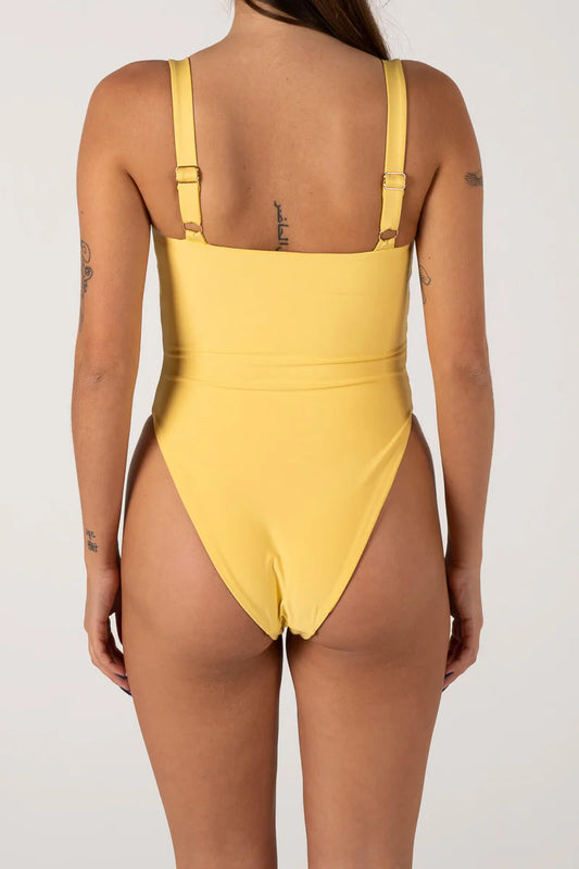 Inner Relm - Sundeck One Piece - Yellow