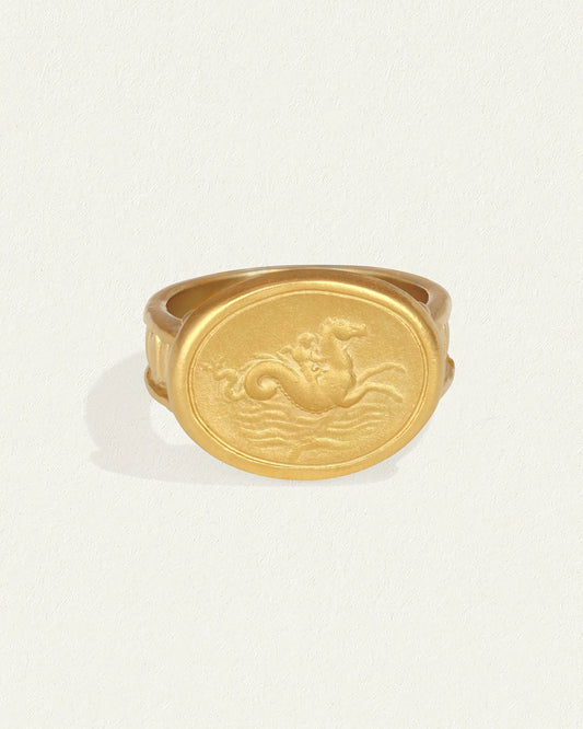 Temple of the Sun -Poseidon Ring - Gold