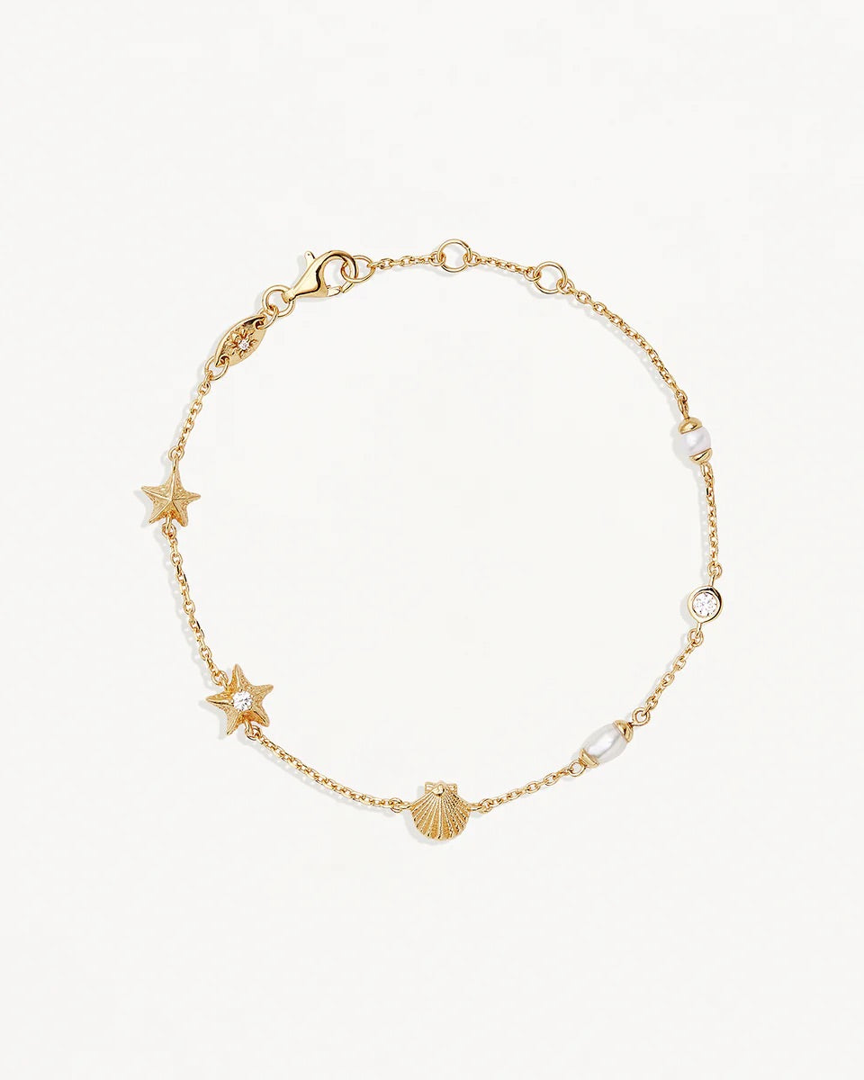 By Charlotte - Ocean Dreaming Bracelet - Gold