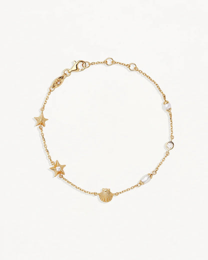 By Charlotte - Ocean Dreaming Bracelet - Gold