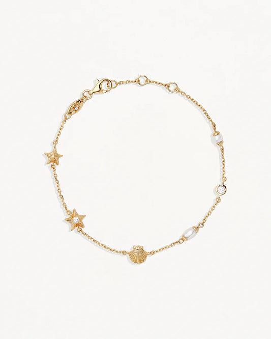 By Charlotte - Ocean Dreaming Bracelet - Gold