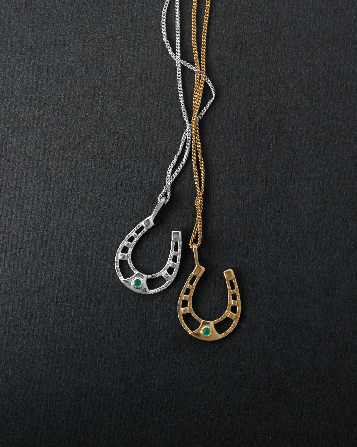 Temple Of The Sun - Horseshoe Necklace Silver