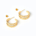 Arms Of Eve - Elodi Hoop Earrings - Gold