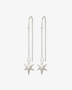 Temple Of The Sun - Electra Earrings - Silver