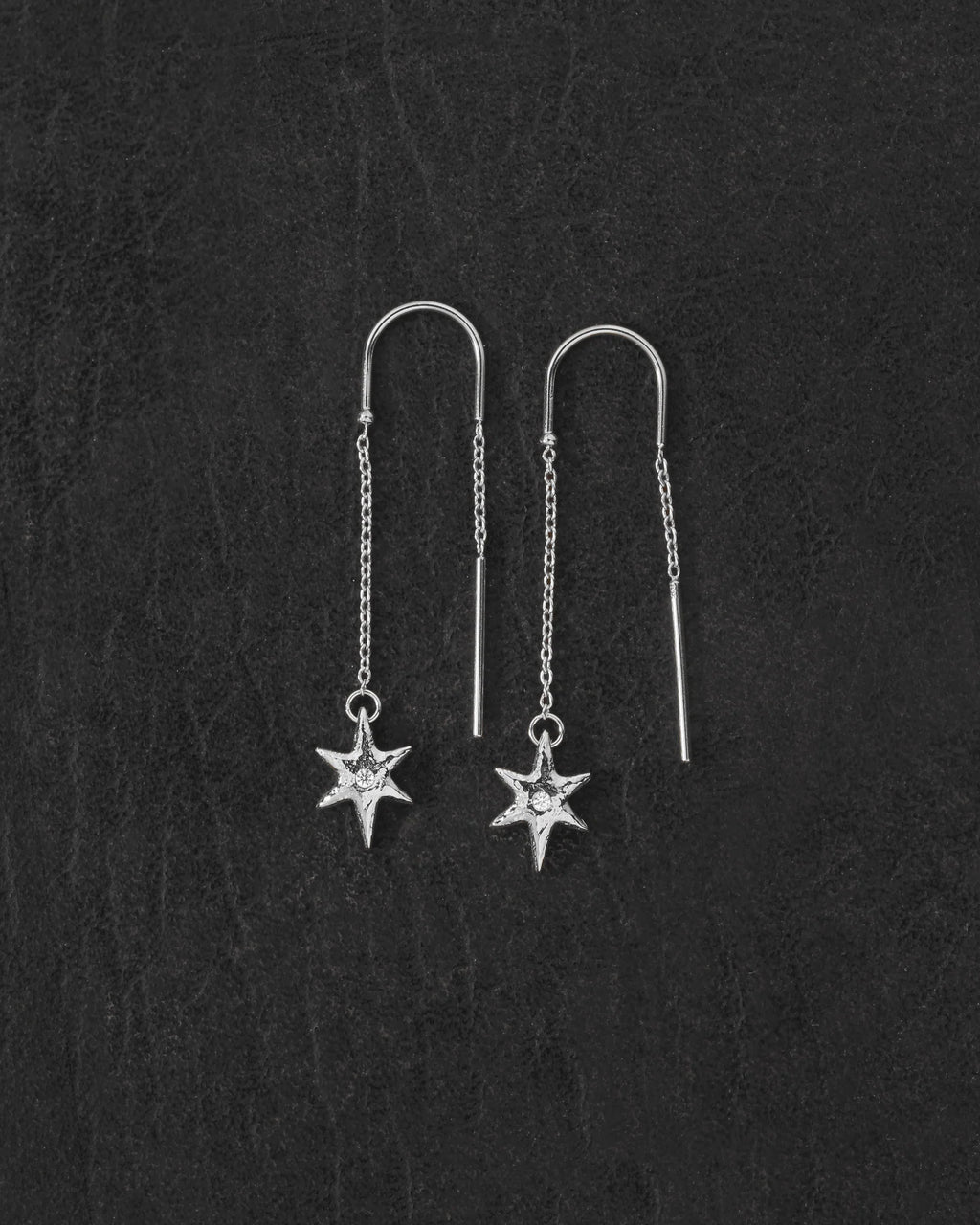 Temple Of The Sun - Electra Earrings - Silver