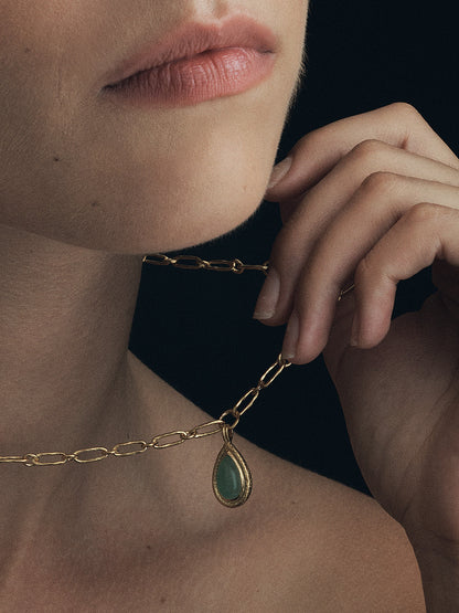 Temple Of The Sun - Elodie Necklace Gold