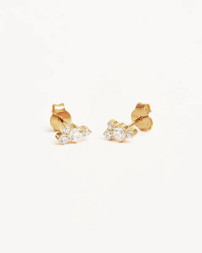 By Charlotte - Mist Stud Earrings - Gold