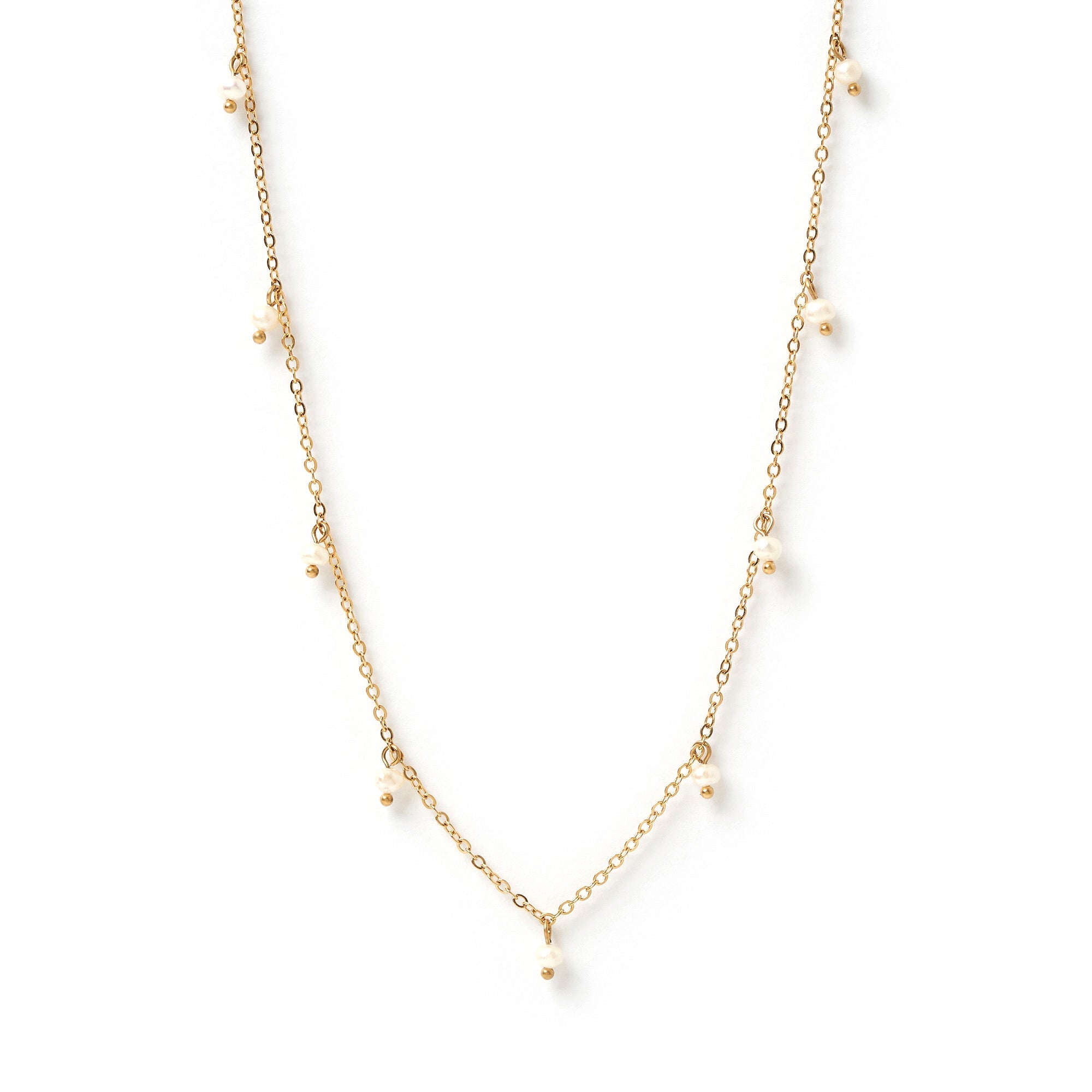 Arms Of Eve - Sofia Pearl Necklace - Gold